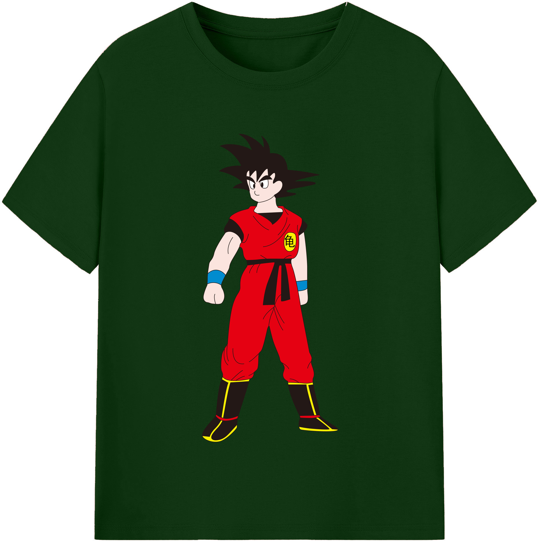 （画像用） ドラゴンボール 孫悟空（そん ごくう）Son Goku カカロット DRAGON BALL Kakarotto 綿100％半袖Tシャツ（フロントプリント）